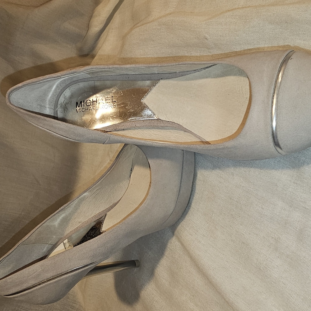 Michael Kors Women's Gray Suede Pumps 8.5